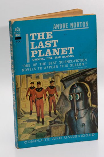 Ace Sci Fi Novel #F-366 The Last Planet by Andre Norton