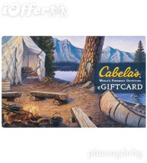 EGIFT CABELAS 48$