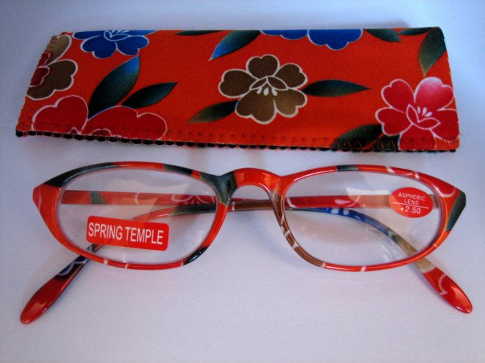 High Quality Reading Glasses 8205-1039 Floral +2.50