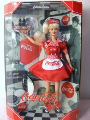 1998 Collector Edition Coca Cola Blonde Car Hop Barbie!