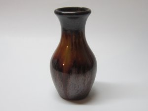 Cute Multi Brown Tones Glittery Vase