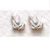 Praying Hands Earrings Sterling Silver Ear Post SJ8620SH