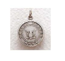 US Navy Sterling Silver Military Medal (20" chain) SM8257SH