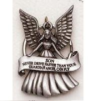 Son Guardian Angel Pewter Key Chain SK304
