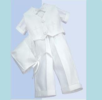 Baptism 5 Pc. Suit Ensemble Size 3-6 months (12-18 lbs) DB5904.3