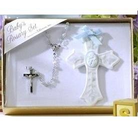 Two-piece Rosary and Cross Set Boy 40408
