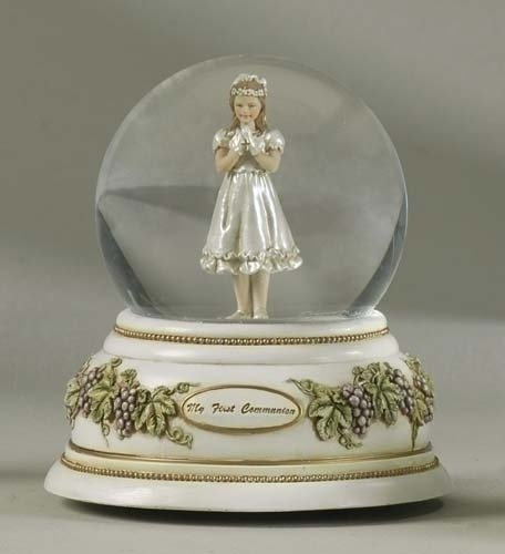 St. Joseph's Studio First Communion Musical Glitterdome - Girl