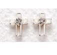Crosses Sterling Silver Ear Post Earrings SJ8170SH