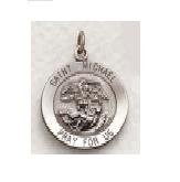 St. Michael Sterling Silver Medal (20" chain) SM0223SH