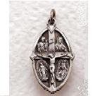 Sterling Silver Four Way Medal (18" chain) SM0645SH