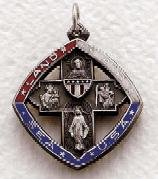 Sterling Silver Four Way Military Medal (24" chain) SM0865SH