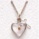 Ladies Sterling Silver Mustard Seed Heart (18" chain) SM1487SH