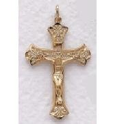 Ladies 14K Gold Filled Crucifix (20" chain) SX7847GH