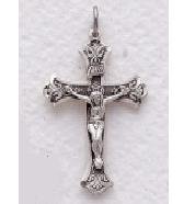 Ladies Sterling Silver Crucifix (20" chain) SX7847SH