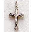 Ladies Sterling Silver Crucifix (18" chain) SX7861SH