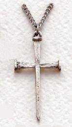 Mens Sterling Silver Cross (24" chain) SX7962SH