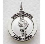 St. Florian Sterling Silver Medal (24" chain) SM8527SH