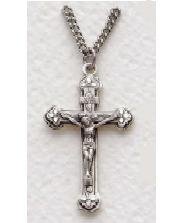 Boys Sterling Silver Crucifix (20" chain) SX8600SH