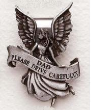 Dad Pewter Auto Visor Clip SA2869