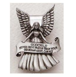 Godchild Pewter Auto Visor Clip SA2981