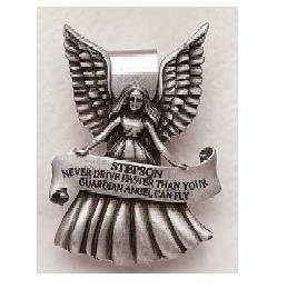 Stepson Guardian Angel Pewter Auto Visor Clip SA2995