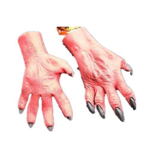 Vivid Devil Nail Halloween Gloves D65548