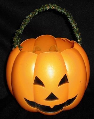 Halloween Pumpkin Plastic Bucket D65555