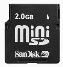 SanDisk miniSD Card 2GB (SDSDM-2048)
