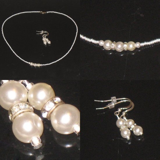 Elegance set - Necklace and Earrings , NEW