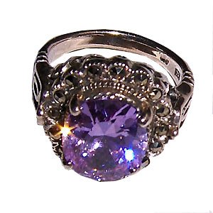 034R-Unbelivable Silver Ring .
