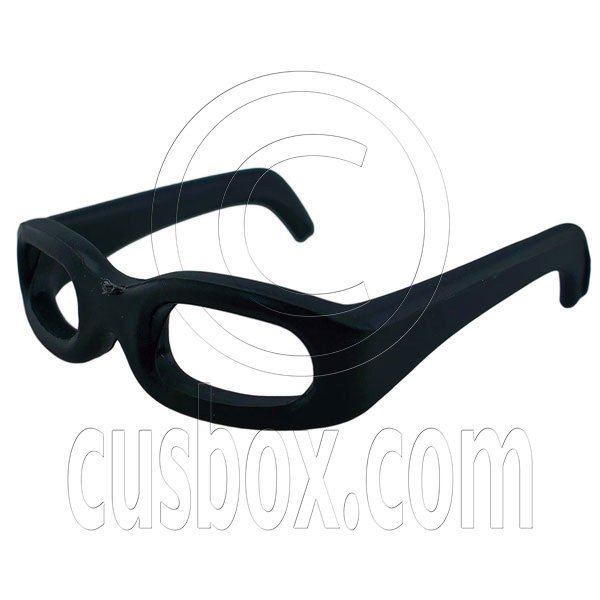 Stylish Black Glasses 1/6 Scale for Barbie Ken Doll's House Dollhouse Miniature #12684