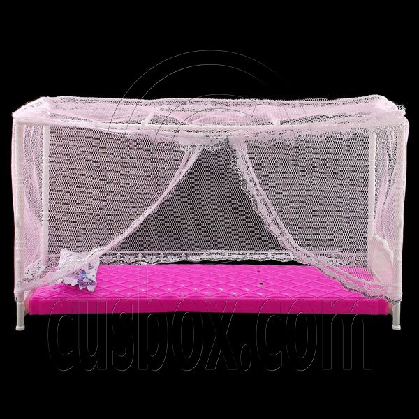 Four Poster Bed Pillow 1/6 for Barbie Monster High Doll's Dollhouse Furniture #12700