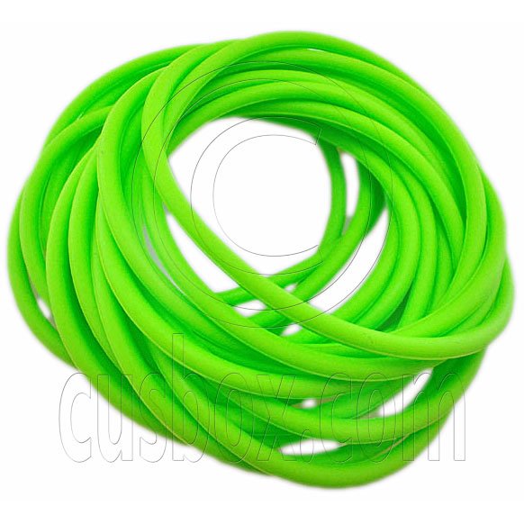 5 pcs Colorful Silicone Elastic Bracelet (Green) #51871