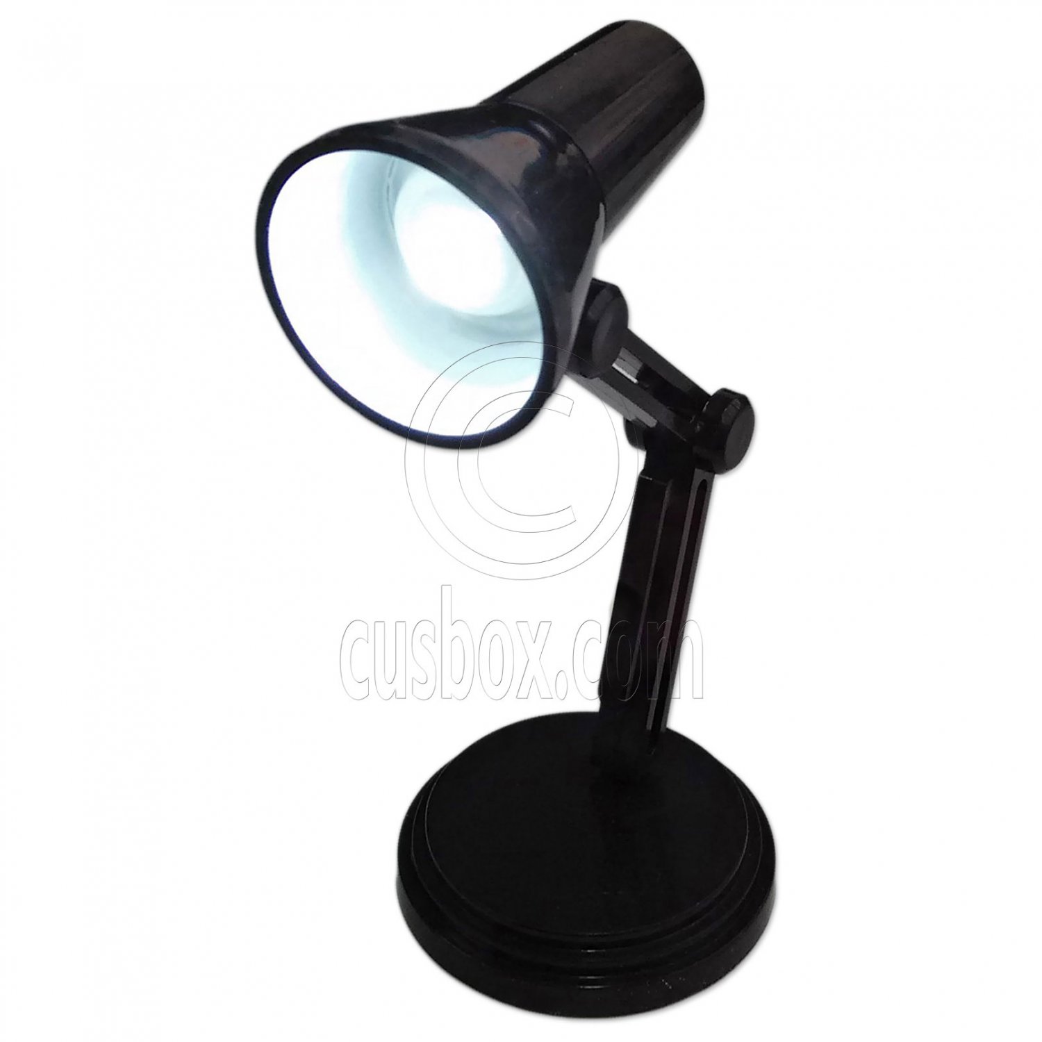 Black Flexible Working LED Table Lamp Light 1:6 Scale Barbie Monster High Doll's #13153