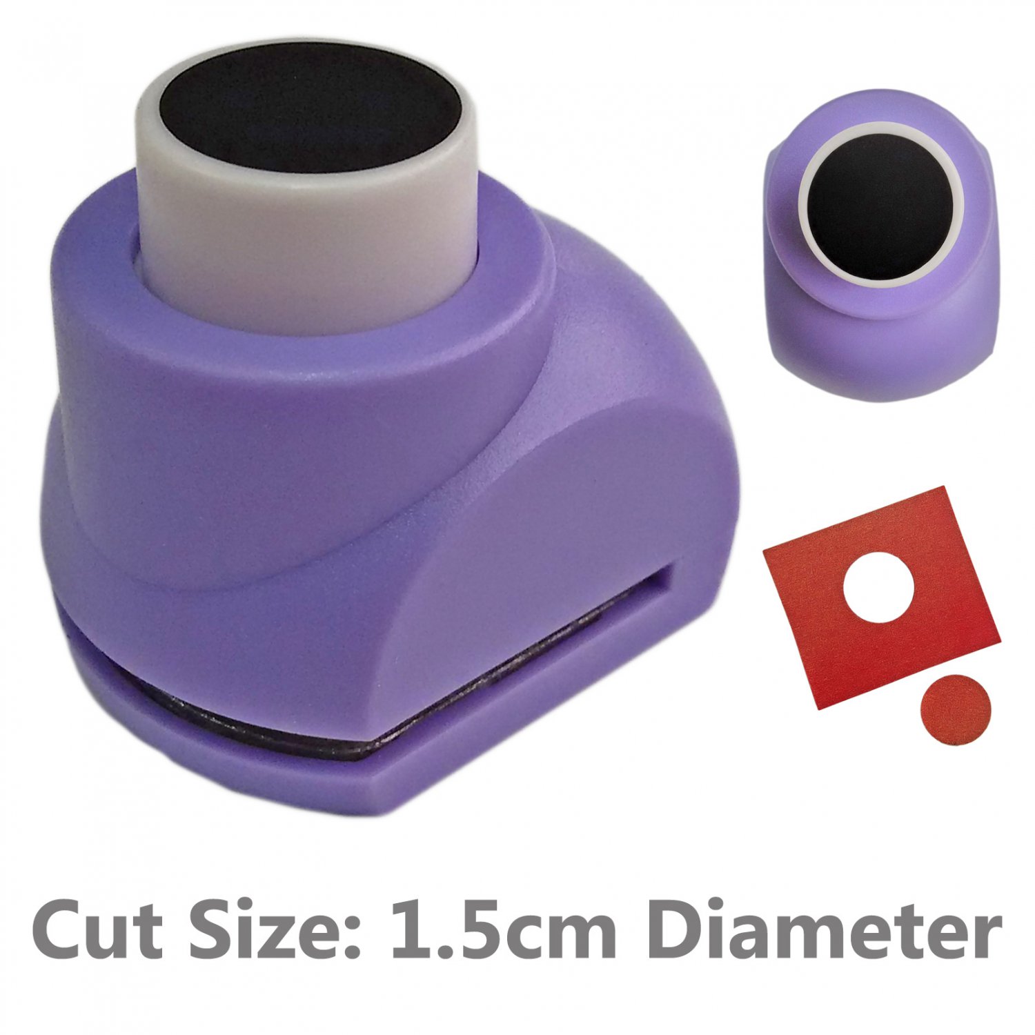 Circle Hole Round Paper Edge Craft Punch Scrapbooking Die Cut Cutter 1.5cm #13292