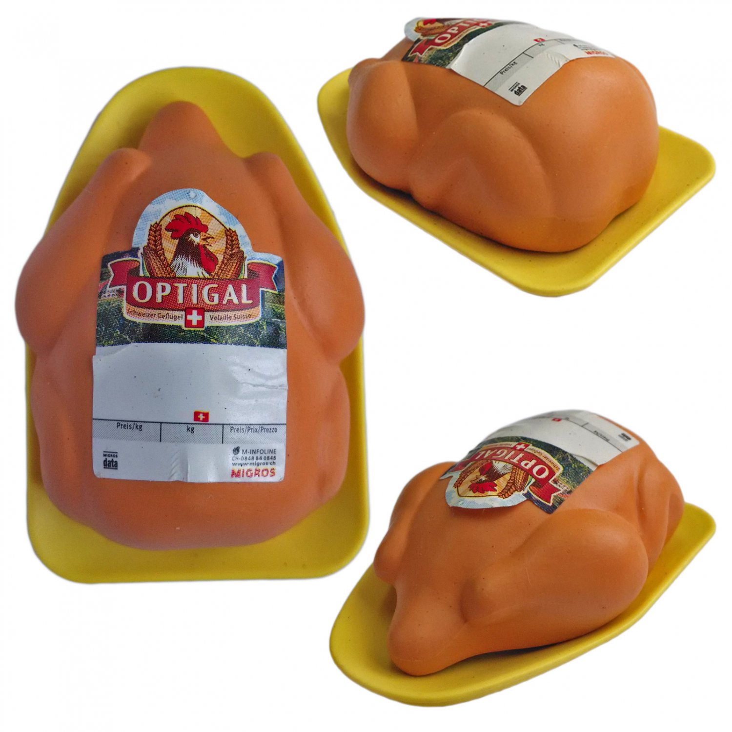 Roasted Turkey Chicken Thanksgiving Food 1/12 Doll's House Dollhouse Miniature #13303