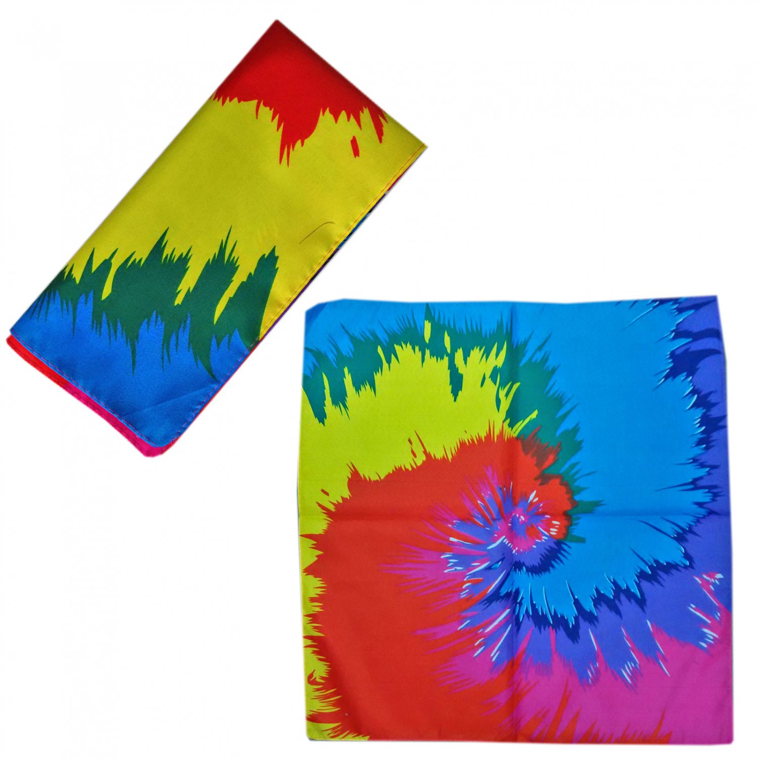 Rainbow Painting Spiral Adult Women's Men's Cycling Hiking Scarf Bandana Bandanna Gear #13308
