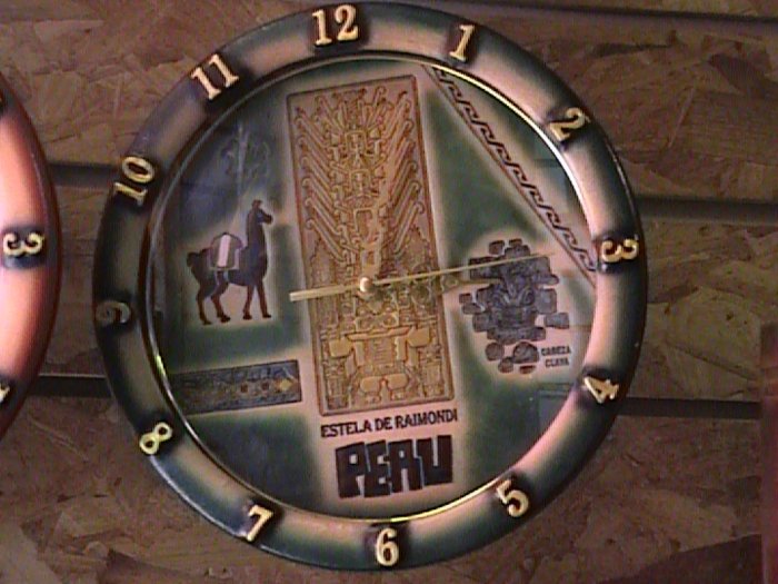 New Wall Clock from Cusco Peru