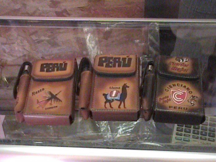 NEW LEATHER CIGARETTE CASE FROM CUSCO PERU