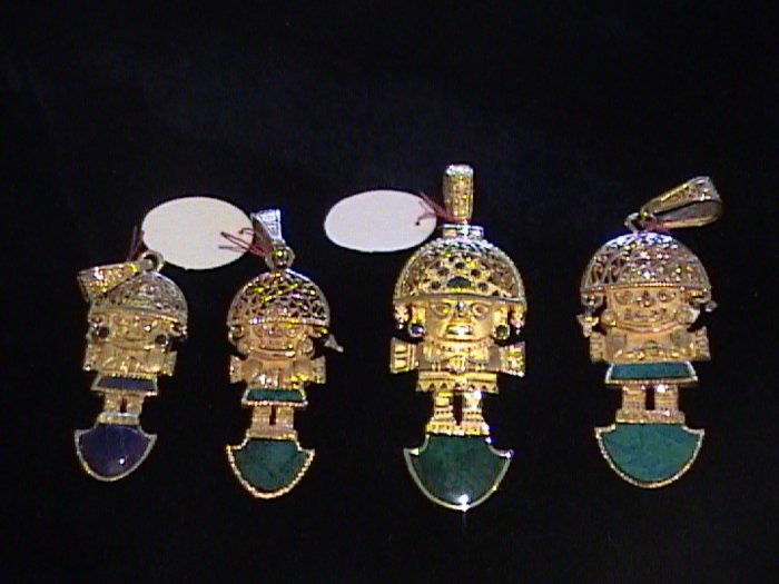 NEW GOLD TUMI PENDANT FROM CUSCO PERU