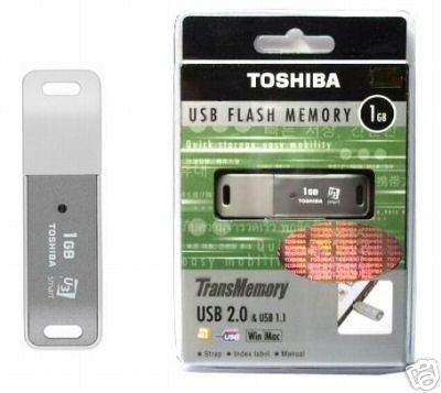 New Toshiba USB Flash Memory Stick 1.0GB