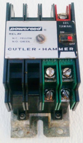 Cutler Hammer D40RB Reed Relay Base Coil 120 V Ser A2