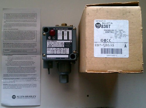 Allen Bradley 836T-T250JX9 Pressure Control Switch 600V
