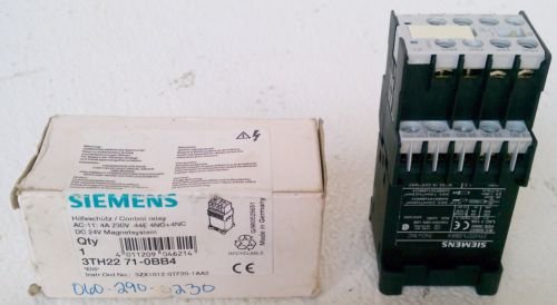 Siemens 3TH22 71-0BB4 Control Relay 4NO 4NC 24 Volt