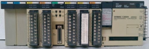 Omron C200H SYSMAC PLC CPU01-E LK201 OC225 IM212 IA122