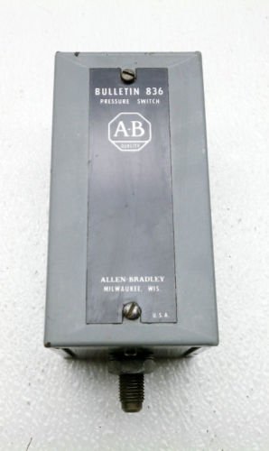 Allen Bradley 836-A2 Series A Pressure Switch 6-140 PSI 3-25 Differential Adj