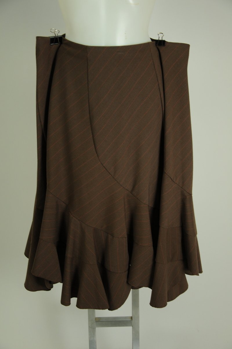NWOT Sunney Leigh Plus Size Brown Skirt Size 18W