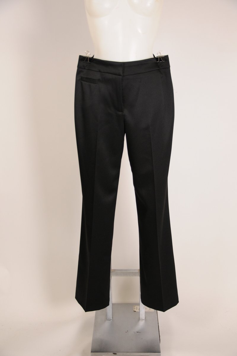 NWOT Womens Xscape Black Satin Like Dress Pants Size 10