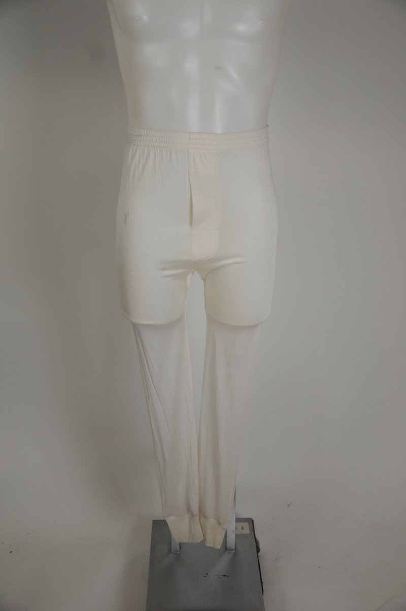 Winter SIlks White Size Small 100% Silk Long Johns Thermal Underwear
