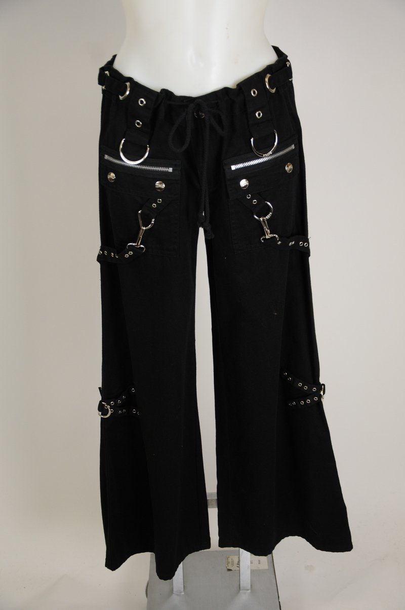 NWOT Tripp NYC Womens Gothic Bondage Chain Pants Size 7 100% Cotton